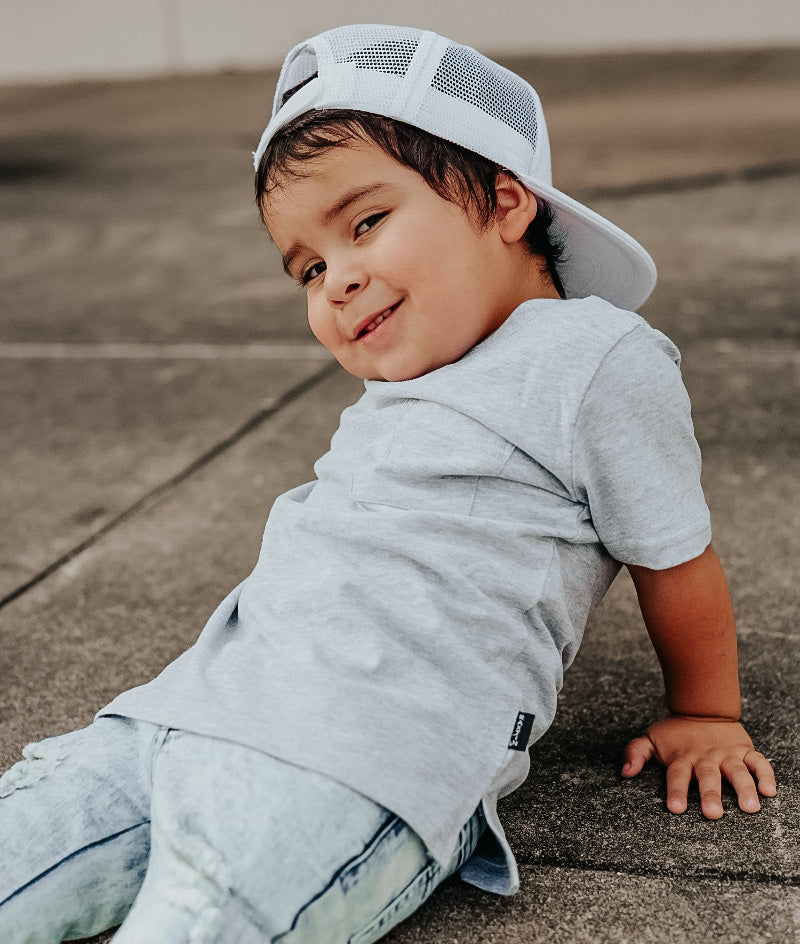 HEATHER GREY BASIC TEE | Raxtin clothing co - Raxtin Clothing Co