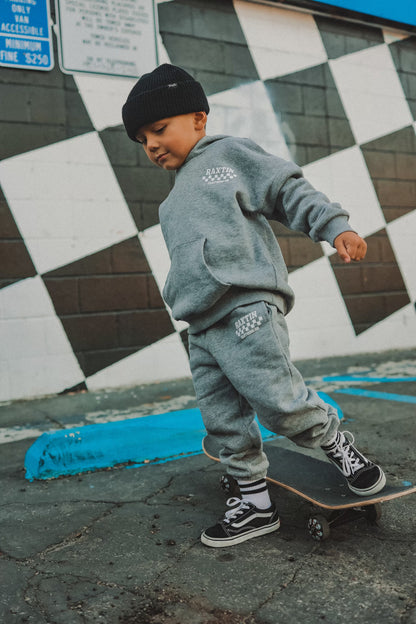 Heather grey sweat outfit