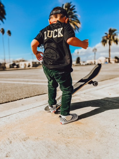 EMERALD GREEN CORDUROY CHINOS | Raxtin clothing co