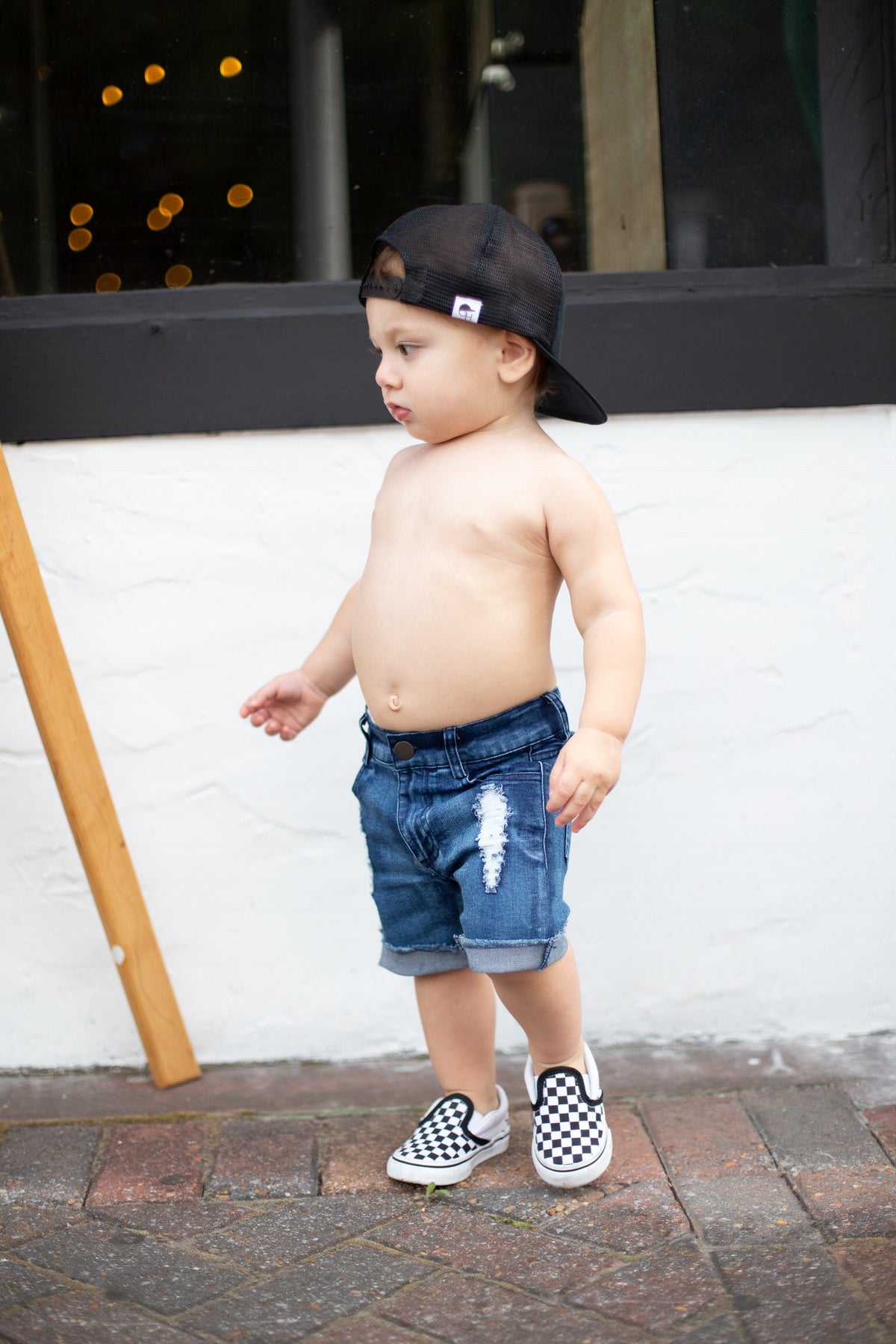 BOYS DISTRESSED DENIM SHORTS | Raxtin Clothing Co - Love Sick Threads