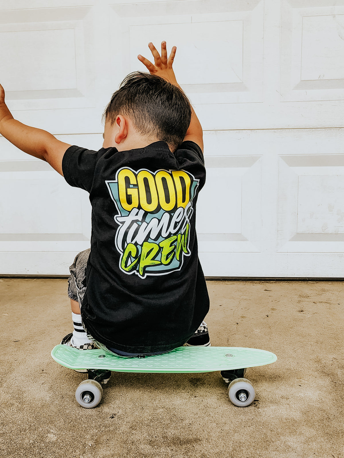 GOOD TIMES CREW GRAPHIC TEE | Raxtin clothing co