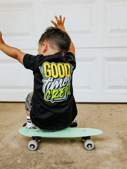 GOOD TIMES CREW GRAPHIC TEE | Raxtin clothing co