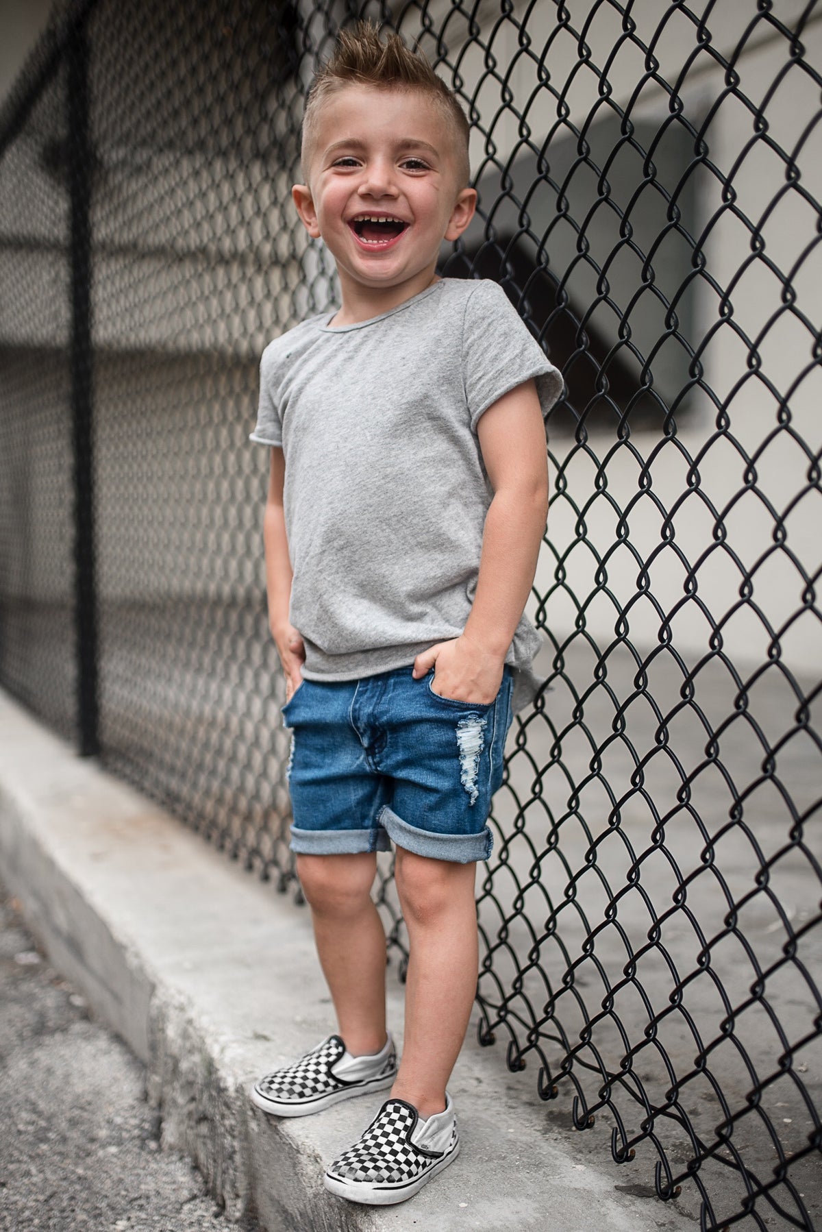 BOYS DISTRESSED DENIM SHORTS | Raxtin Clothing Co - Love Sick Threads