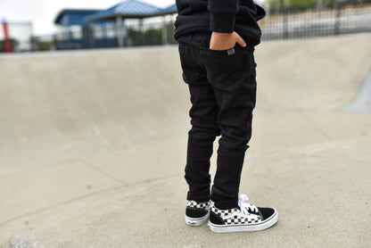BLACK DISTRESSED DENIM | Raxtin Clothing Co - Love Sick Threads