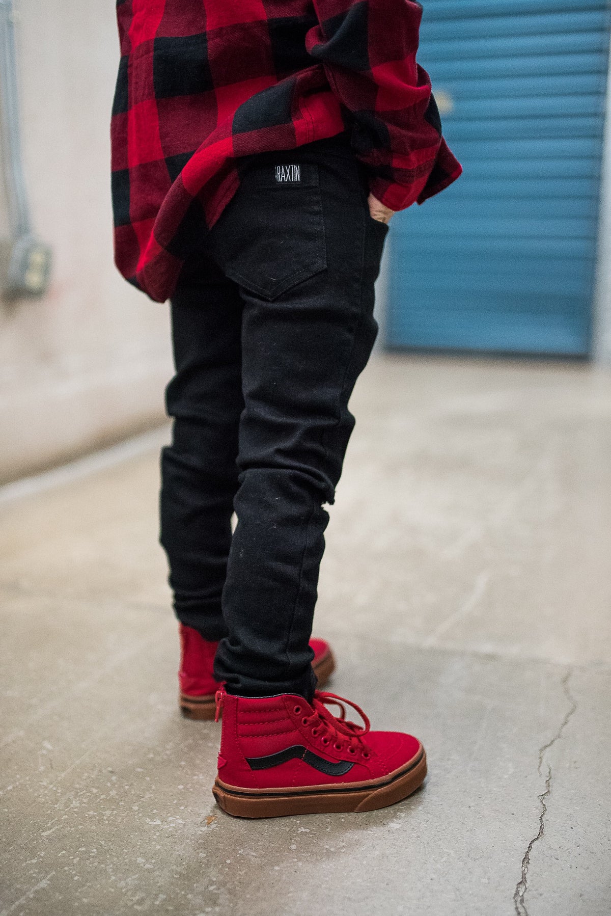 BLACK DISTRESSED DENIM | Raxtin Clothing Co - Love Sick Threads