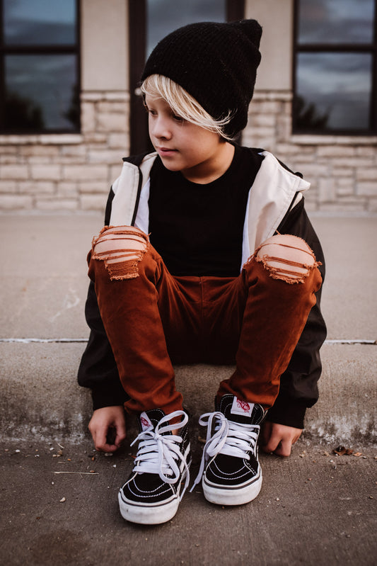 KIDS RUST SKINNIES | Raxtin Clothing Co - Love Sick Threads
