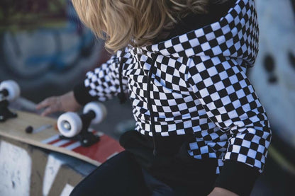 CHECKERED HOODIE | Raxtin Clothing Co - Love Sick Threads