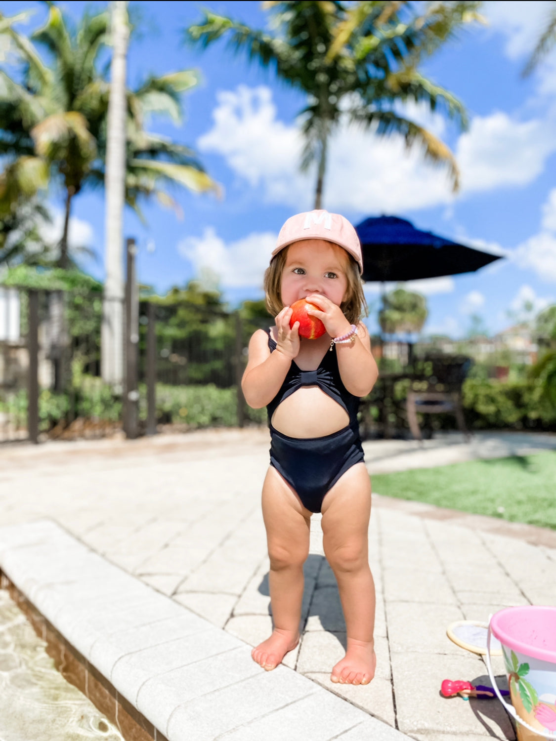 Girls one piece cut out swim | RAXTIN CLOTHING CO - Raxtin Clothing Co