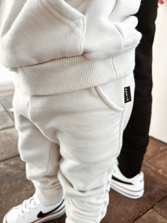 BEIGE JOGGERS | Raxtin clothing co - Raxtin Clothing Co