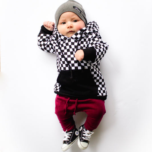 CHECKERED HOODIE | Raxtin Clothing Co - Love Sick Threads