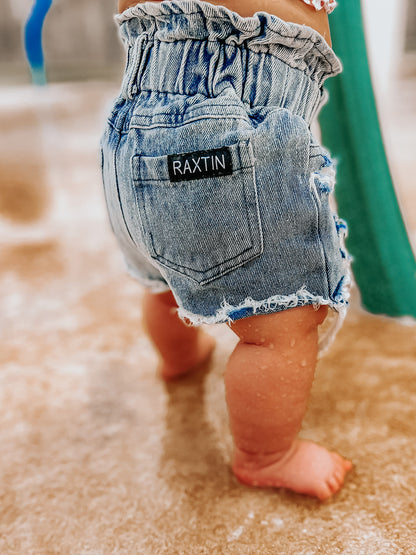 BOYFRIEND DENIM SHORTS | Raxtin clothing co