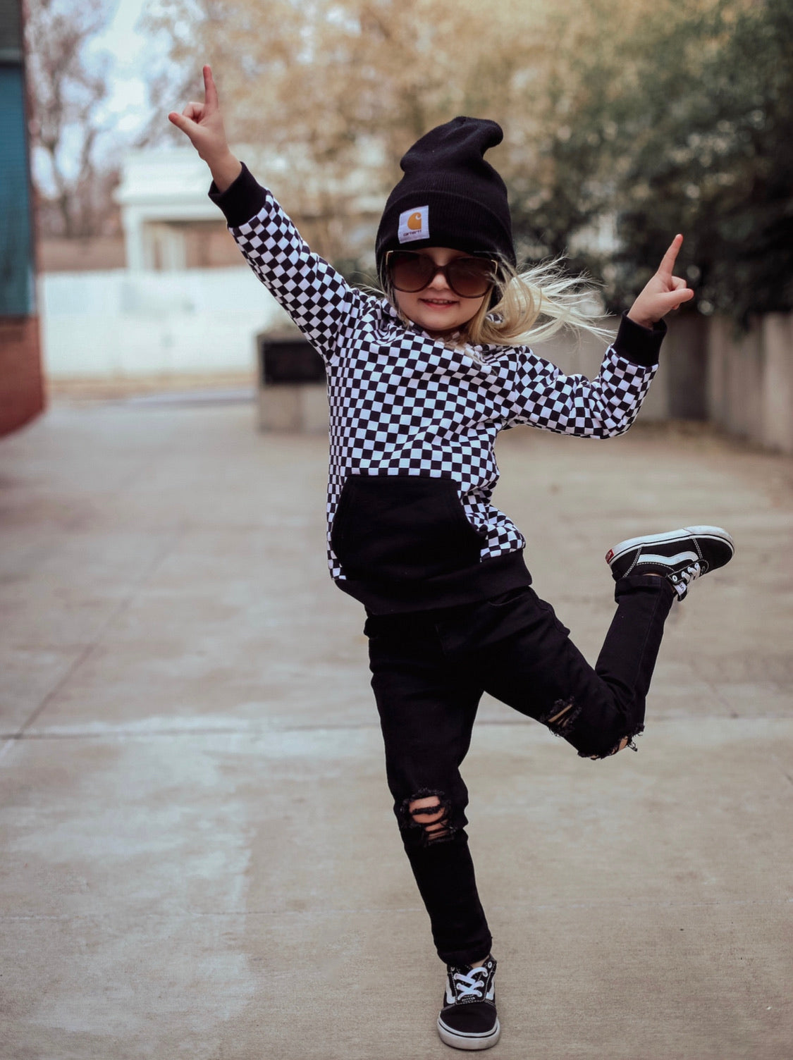 CHECKERED HOODIE | Raxtin Clothing Co - Love Sick Threads